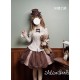 Alice Girl Bear Chocolate Blouse(2nd Pre-Order/Full Payment Without Shipping)